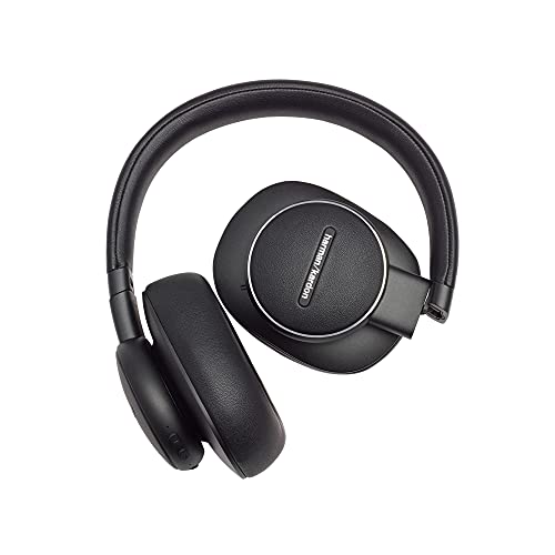 Harman Kardon Fly Wireless OverEar Active Noise Cancelling Headphones Black, Large