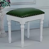 【Multifonction】Un tabouret de vanité traditionnel en bois massif, il peut être votre aide familiale grâce à sa taille portable. Des tabourets pour enfants, un banc de vanité, un banc de piano ou des chaises de bureau sont votre choix si vous le souhaitez.