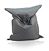 Produktbild Kinzler S-10026/100 XXL Riesensitzsack, 140x180 cm, Sitzsack Outdoor Indoor, in vielen verschiedenen Farben, mit Innensack, anthrazit