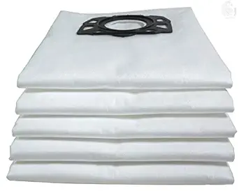 RODAK Fleece Dust Bags Set Of 5 - for Karchre Vacuum Cleaner WD1, WD3, Bigger in Dust Collecting Size Means Longer Use For Each Bag Than The Usual Bags Available In The Market, Tear Resistant