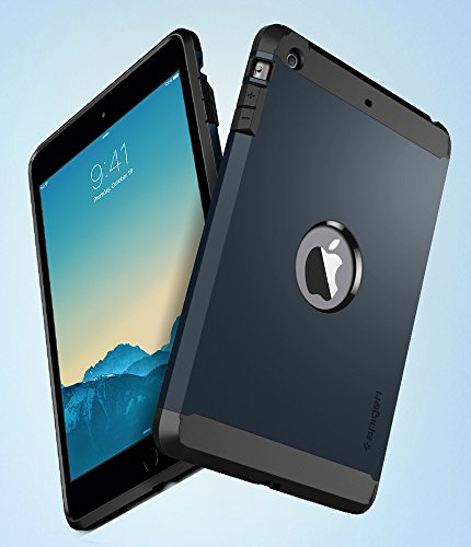 Spigen Tough Armor Designed For Ipad Mini 3 Case, Ipad Mini 2 Case, Ipad Mini Case - Metal Slate #TOP2
