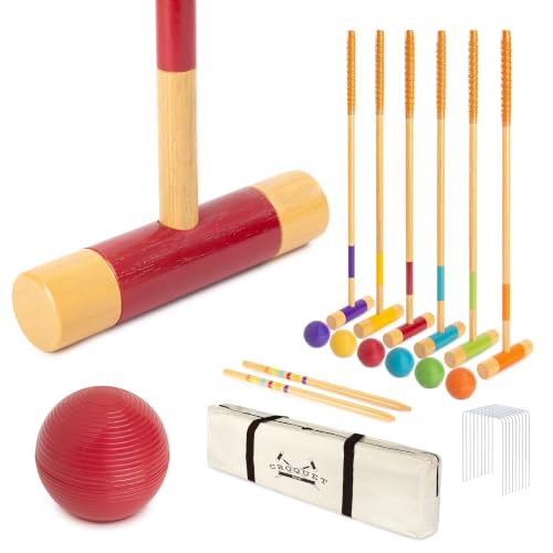 GoSports Deluxe Croquet Set
