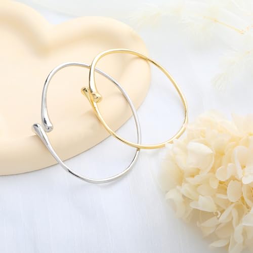 Gold Cuff Bracelets for Women, Silver Arm Cuff Jewelry for Women Upper Arm Bracelet Band, Minimalist Tarnish Free Gold Bracelets for Women Small Wrist Gold Upper Armband Greek Goddess Accessories2