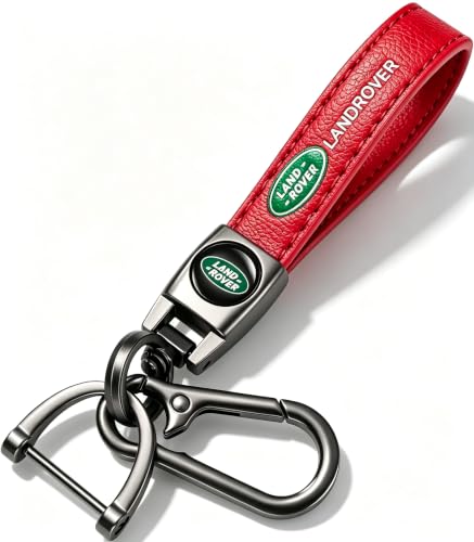 Image of Genuine Leather Car Keychain Key Ring Accessories New