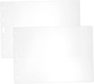 VILLCASE 2 Peças Titular De Cartão Transparente Certificado Capa Transparente Protetores De Página Transparente Arquivo Mangas Transparentes Fichário Mangas Transparentes Capas De Arquivo