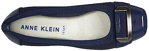 Image of Anne Klein Uplift Flats for Women - Textile Upper and Lining - Stretch Collar - 90 Flexibility - Square Cap Toe