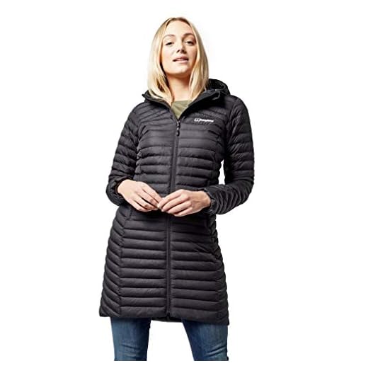 Berghaus kvinnors Nula micro lång syntetisk isolerad jacka Svart/Svart 12