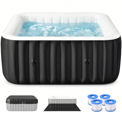 Inflatable Hot Tub for 2-4 People with Jets