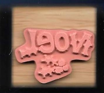 Rubber Stamps Noel Holly Berries Holiday SealTag Small Wooden Mounted Stamp Craft for Teaching Card Making, DIY Crafts, Scrapbooking