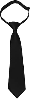 GOOD 1 STORE Boys Kids Adjustable Neck Tie Satin, Micro, Polyester Baby Necktie 2-13 age 12.5 inch/ 15 inch For Boy Pre-Ti... Price In India