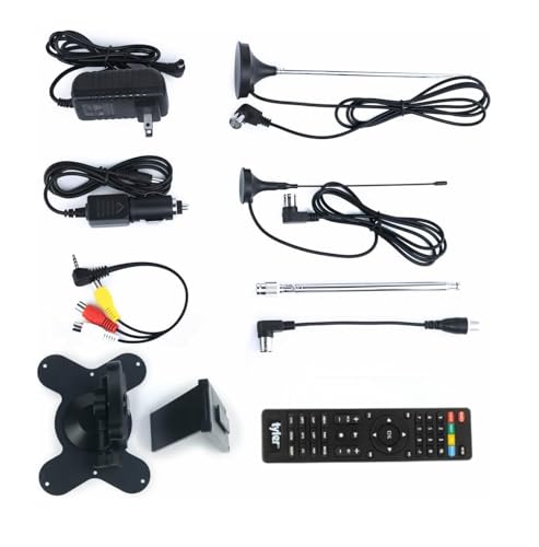 Tyler 7" Portable TV LCD Monitor Rechargeable Battery Powered Wireless Capability HD-TV, USB, HDMI Input, AC/DC, Remote Control Built in Stand Small for Car Kids Travel by TYLER - Used condition - Image 6