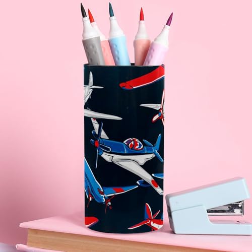 Boîte à musique porte-stylos avions rétro cadeau idéal bureau - 7