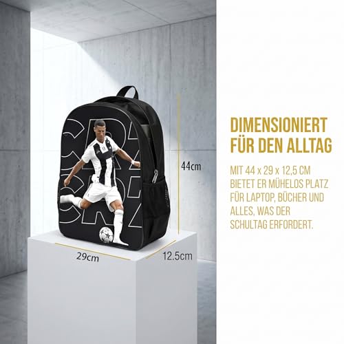 Mochila de fútbol con gran capacidad y bolsillos múltiples para viaje 2