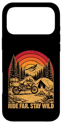 Ride Far Stay Wild �I�[�g�o�C �A�h�x���`���[ ���R ���g�� �X�}�z�P�[�X iPhone 17 Pro Max �p