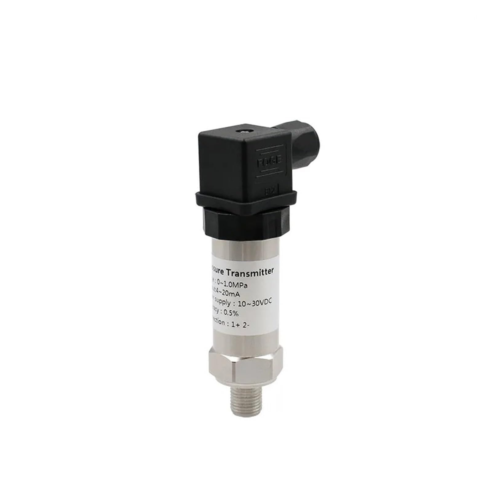 Trasmettitore di Pressione 4-20mA 0-5V 0-10V Uscita -1~0~25bar 10-30VDC Filettatura G1/4 Trasmettitore di Pressione 0,5% Sensore trasduttore di Pressione(0-5V,0 to 1 Bar)