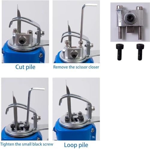 Electric Carpet Tufting Gun, High-Speed Weaving Tool, Speed Control, Suitable for DIY Carpet, Rug, and Wall Decoration Making.