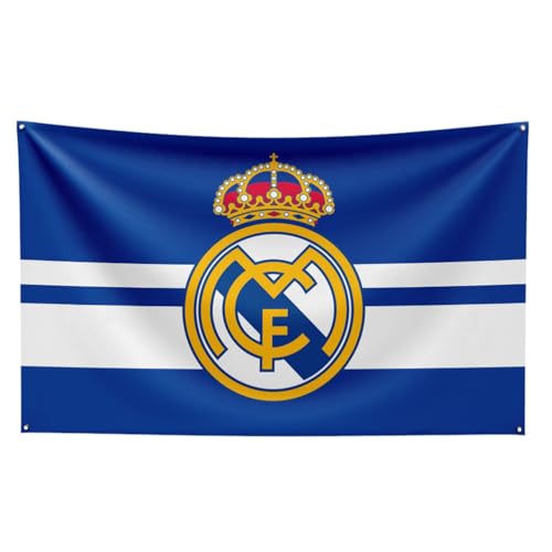 SKELASIRAL Real Madrid Flag 3x5 Ft Soccer