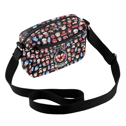 AKTAP SKZ Gifts K-Pop SKZ Crossbody Bag K-Pop Characters Shoulder Bag SKZ Merchandise for K-Pop Fans Gift SKZ Travel Purse (CB SK- Z H CB-HT)