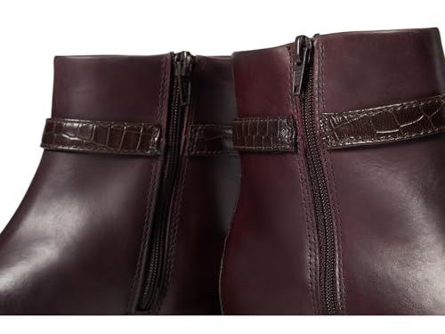Clarks Maye Grace Fashion Boot für Damen, Bordeaux-Leder, 8 – Ansicht 6