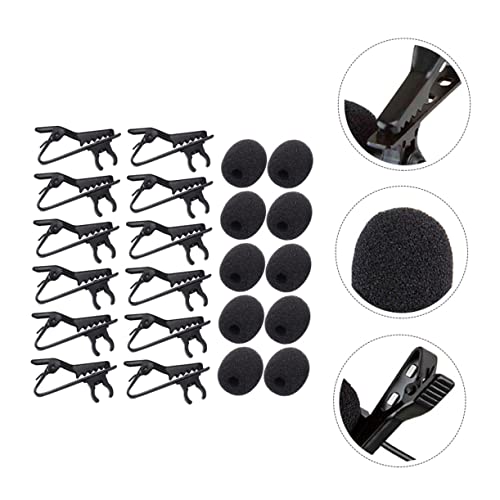 Accessoires microphone de fixation avec pince et bonnets éponge studio
