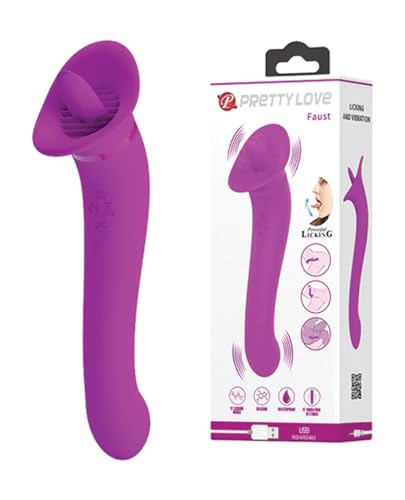 Pretty Love Faust Stimulateur sexuel oral Rose Ø5,6x21,9 cm
