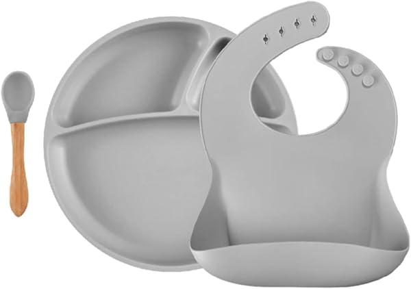 OiOi BLW Set II - Powder Grey (Tabaklı)