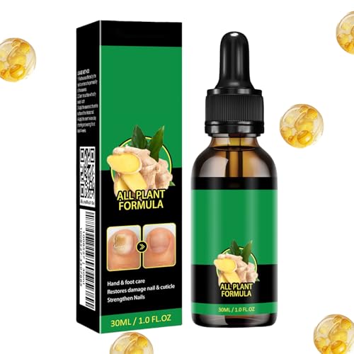 Tratamiento De Uñas Con Jengibre, Tratamiento De 7 Días Contra H-ongos En Las Uñas, Aceite Natural Fortalecedor De Uñas De 60 Ml, Tratamiento Contra H-ongos En Las Uñas De Los Pies