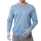 Kadxyan Schnittschutzkleidung, Stichsichere Kleidung, Schützendes Blaues Bissfestes, Reißfestes Langarm-T-Shirt Der Stufe 5, Rundhalsausschnitt, Für Handhabung, Glasfabrik, Autowerkstatt, Schlachthof