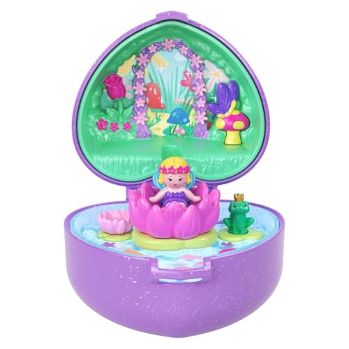 Polly Pocket Keepsake Collection Heritage Edition Fairy Meadow Ring and Case Playset