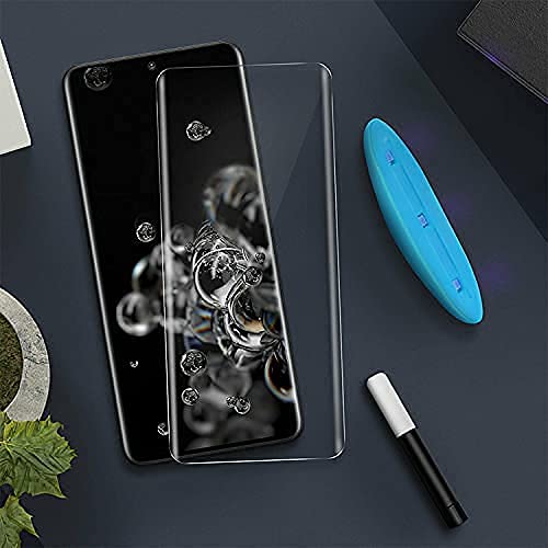 Image of UV Screen Protecter Tempered Glass for Samsung Galaxy S21 Ultra /Edge to Edge High Definition Anti Scratch Full All Sider