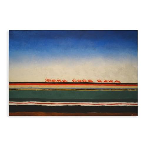 Poster sur toile The Red Cavalry Kazimir Malevich décoration murale salon