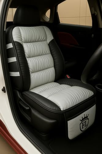 Housse de siège ultra confortable grise avec poche de rangement pour SUV