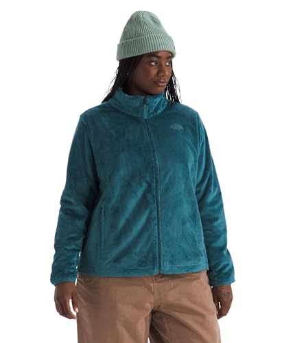The North Face Women's Osito Full Zip Fleece Jacket (Standard & Plus Size) | Soft & Lightweight Fleece, Secure Zip Hand Pockets, Elastic Cuffs, Space, Medium