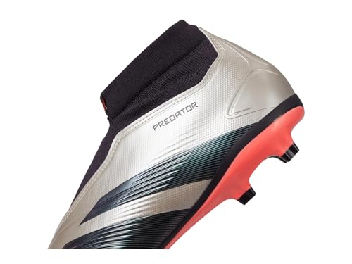 Image of adidas League Laceless Firm Ground Soccer Cleats - Red, White