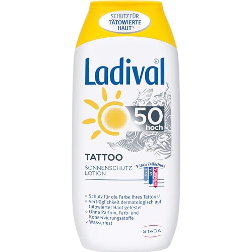 Ladival-Sonnencreme STADA Ladival Tattoo Lotion 50 hoch, 200 ml