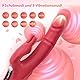 Vibrator Sex Spielzeug für die Frau Paare - Erotisches Sexspielzeug Anal Dildo Vibratorensets für Sie, G Punkt Vibratoren Sex Toys with 9 Stoßfunktion & Vibration, Vibratorstarb Frauen Toyset Klitoris