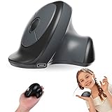 [Connecter Jusqu'à 3 Appareils]Cette souris ergonomique sans fil est dotée d'un double mode de connexion BT 5.2+BT5.0 +USB 2.4G, ce qui lui permet de se connecter à 3 appareils différents simultanément. Pour passer d'un appareil à l'a-utre, il suffit de cliquer sur le bouton de changement de mode. Connexion sans fil stable, avec une portée de connexion allant jusqu'à 10 mètres. Fonctionne avec Windows 11/10/8/7/XP et Mac OS X10.12 ou version ultérieure, et Android 4.3 ou version ultérieure