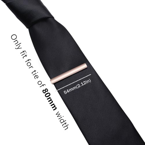Image of HONEY BEAR 5cm /5.4cm /6cm Mens Tie Clip Bar for Normal Size Steel Business Wedding Gift 1.97 inch /2.12 inch /2.36 inch
