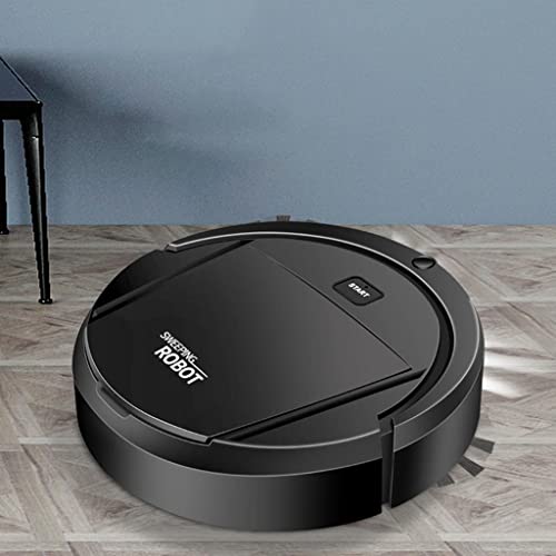 Image of Robot Vacuum Cleaner 3-in-1 Sweep Suck Mop 1200mAh Rechargeable Black