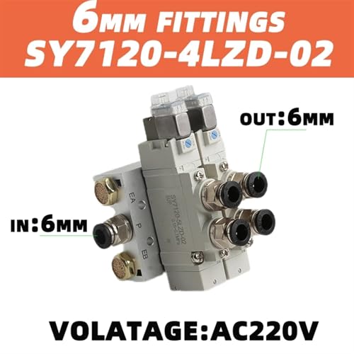 Vanne de commande SY7120 à électronique unique pour gestion de débit d'air - 3