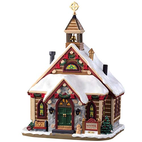 Lemax Village Collection Pinewood Springs Chapelle #95477 Cover