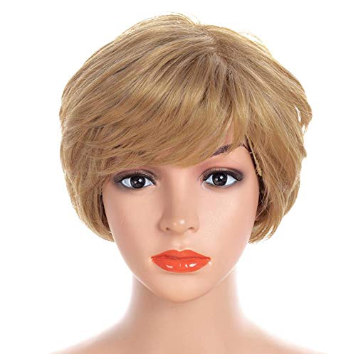 Perruque courte femme tout visage pour changer de tête facilement au bureau comme en soirée