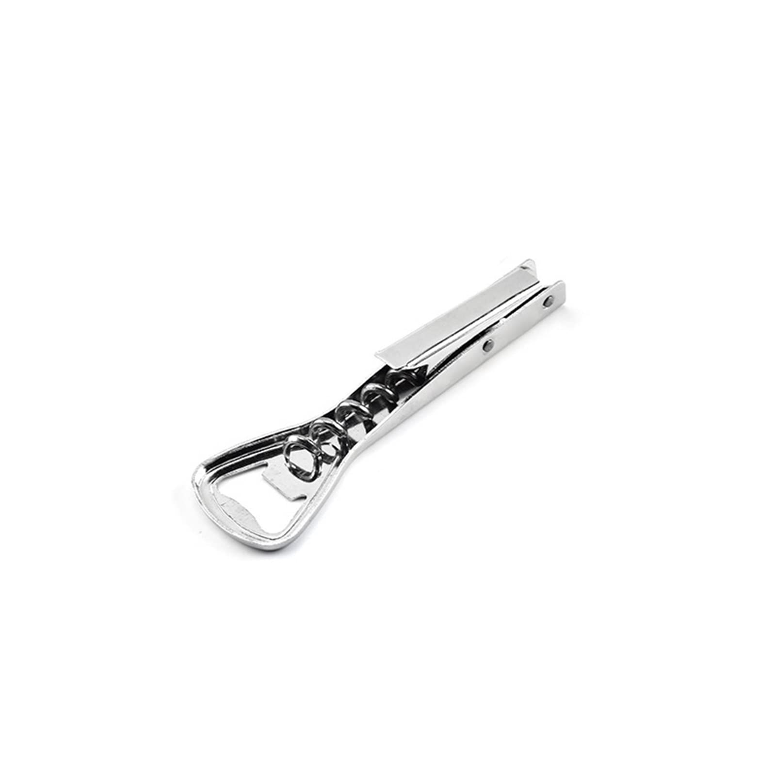 Apribottiglie a spirale con ali, Cavatappi apribottiglie manuale multifunzionale in acciaio inossidabile multicolore(B)