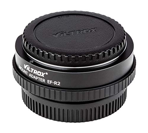 Lens Mount Adapter EF-R2 Auto-Focus Lens Converter Compatible with Canon EF/EF-S Lenses to EOS R/EOS RP Cameras, Easy Adjustment with Functional Control Ring