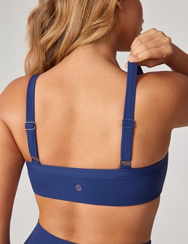 Image of UNISSU Hugcurve Adjustable Sports Bra Square Neck Wireless Padded Yoga Workout Tops