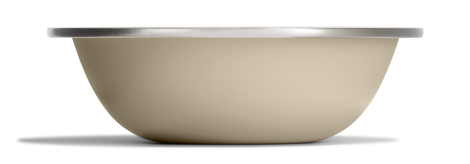Hydro Flask Outdoor Kitchen Bowl – Stainless Steel Reusable Bowl – Camping Kitchen Essentials Oat Tan
