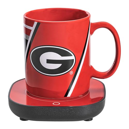 Uncanny Brands Georgia Bulldogs Mug Warmer with 12oz Mug