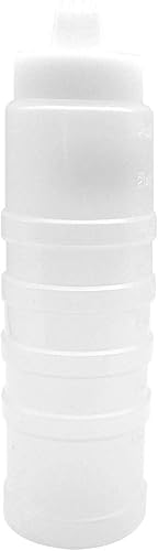 Miniatura 6 de GARASANI Dispensador de botellas de condimentos exprimibles de salsa de 4 agujeros (24 oz - 23.7 fl oz)