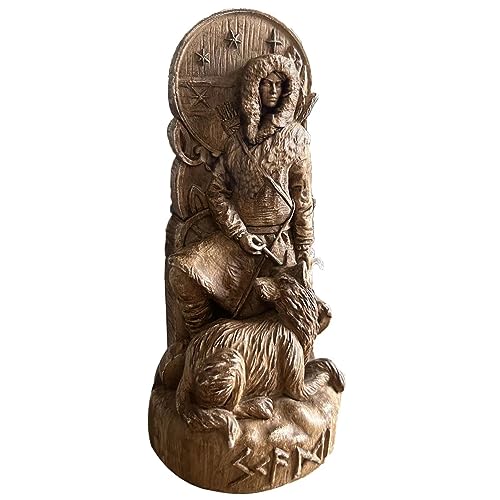 Estatua Skadi Diosa Nórdica Decoración Hogar miniatura 2