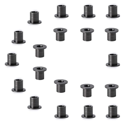 ZRRC 20PCS 1-10 RC Bushing C-Hub Steering Plate Bushing Sleeves for Redcat HSP HPI Bullet MT 3.0 WR8 Flux 1/10 RC Car Truck